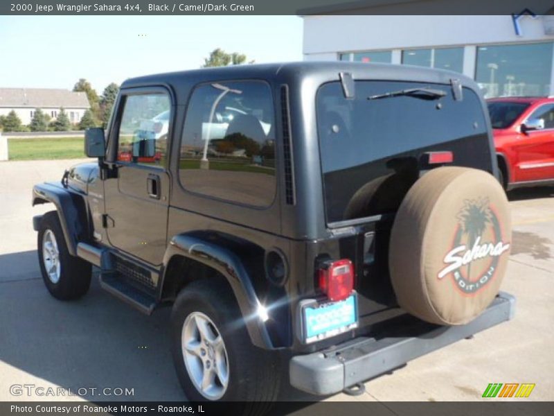 Black / Camel/Dark Green 2000 Jeep Wrangler Sahara 4x4