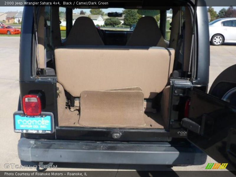 Black / Camel/Dark Green 2000 Jeep Wrangler Sahara 4x4