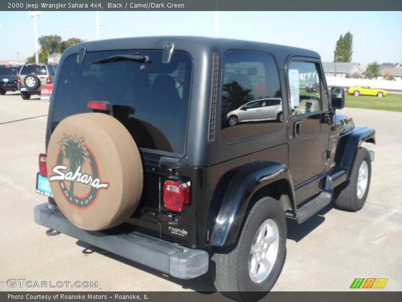 Black / Camel/Dark Green 2000 Jeep Wrangler Sahara 4x4