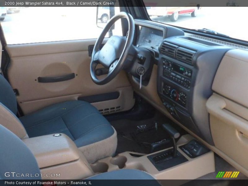 2000 Wrangler Sahara 4x4 Camel/Dark Green Interior