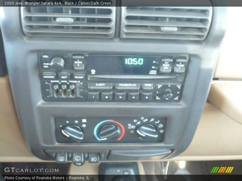 Black / Camel/Dark Green 2000 Jeep Wrangler Sahara 4x4