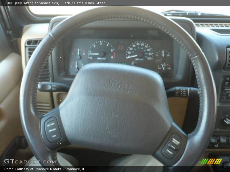 Black / Camel/Dark Green 2000 Jeep Wrangler Sahara 4x4