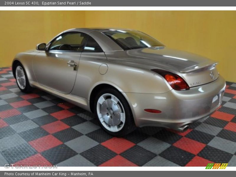 Egyptian Sand Pearl / Saddle 2004 Lexus SC 430