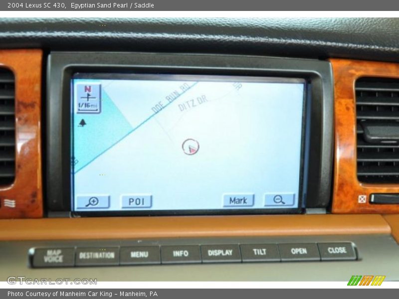Egyptian Sand Pearl / Saddle 2004 Lexus SC 430