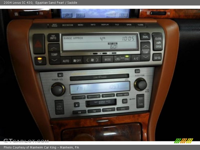 Egyptian Sand Pearl / Saddle 2004 Lexus SC 430