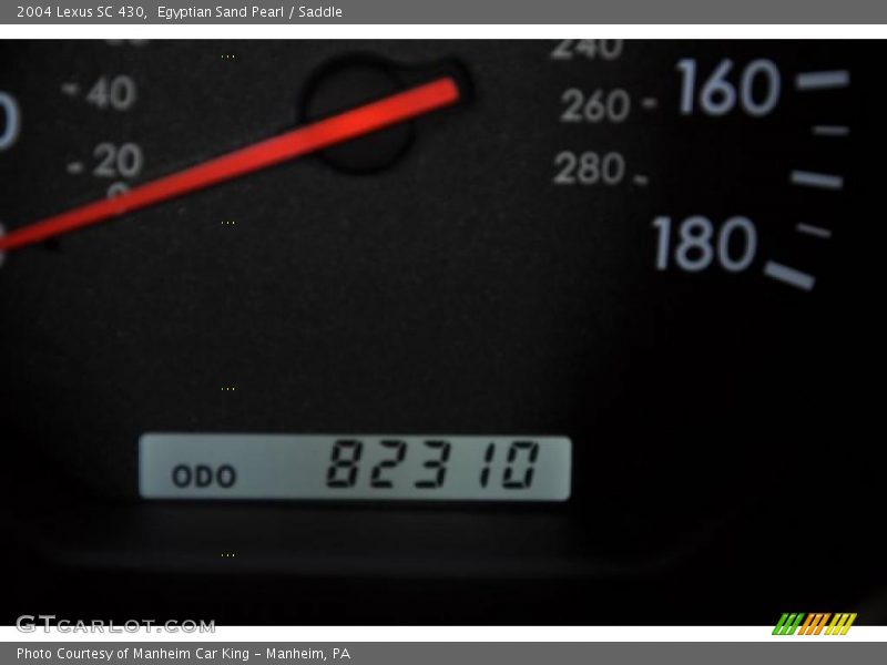 Egyptian Sand Pearl / Saddle 2004 Lexus SC 430