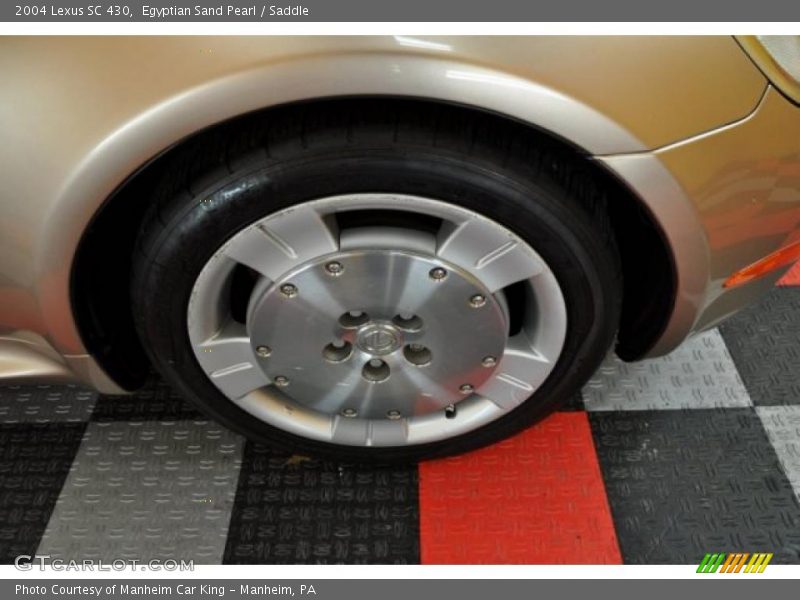 Egyptian Sand Pearl / Saddle 2004 Lexus SC 430