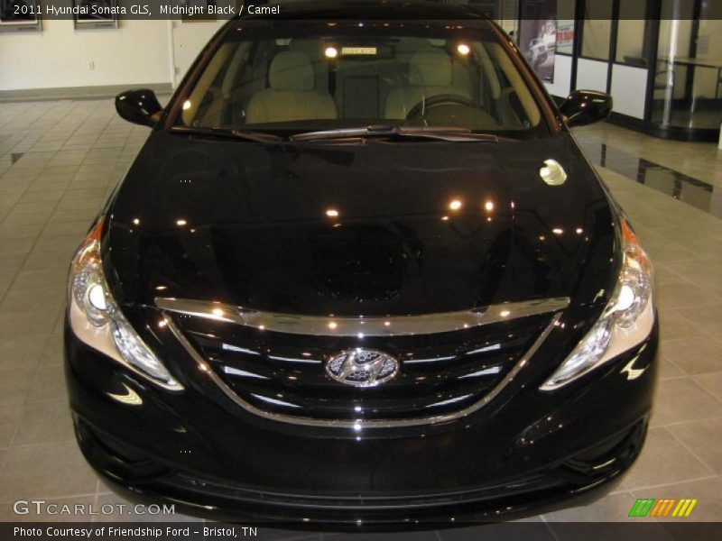Midnight Black / Camel 2011 Hyundai Sonata GLS