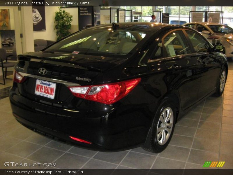 Midnight Black / Camel 2011 Hyundai Sonata GLS