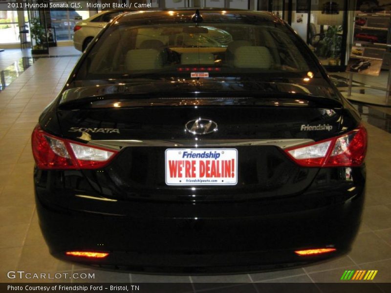 Midnight Black / Camel 2011 Hyundai Sonata GLS