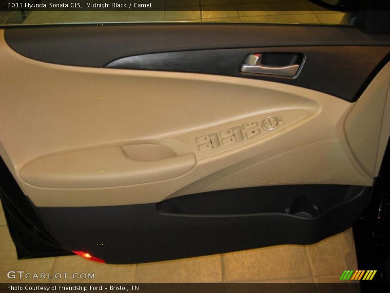 Midnight Black / Camel 2011 Hyundai Sonata GLS