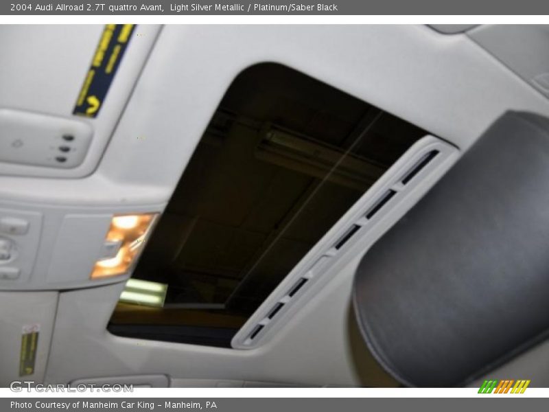 Light Silver Metallic / Platinum/Saber Black 2004 Audi Allroad 2.7T quattro Avant