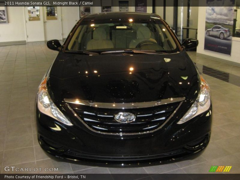 Midnight Black / Camel 2011 Hyundai Sonata GLS