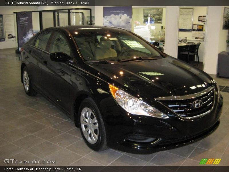 Midnight Black / Camel 2011 Hyundai Sonata GLS