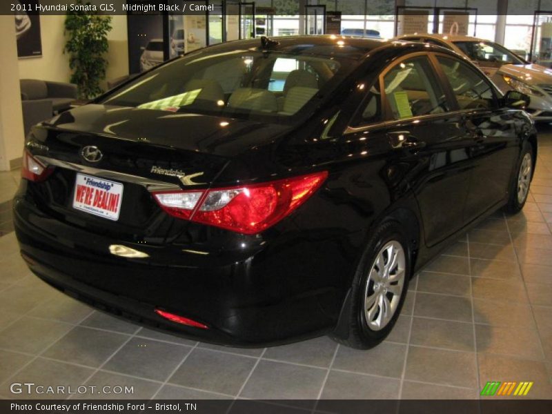 Midnight Black / Camel 2011 Hyundai Sonata GLS