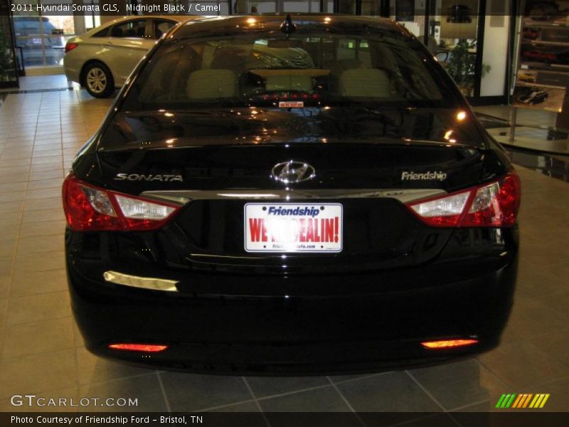 Midnight Black / Camel 2011 Hyundai Sonata GLS