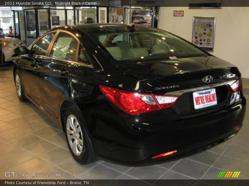 Midnight Black / Camel 2011 Hyundai Sonata GLS