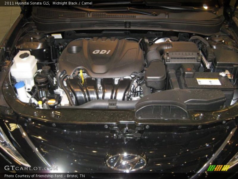 Midnight Black / Camel 2011 Hyundai Sonata GLS