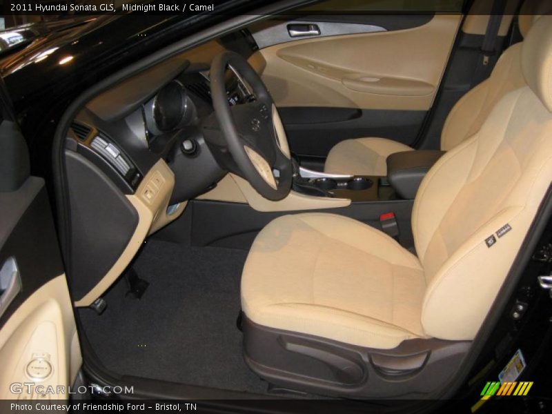 Midnight Black / Camel 2011 Hyundai Sonata GLS