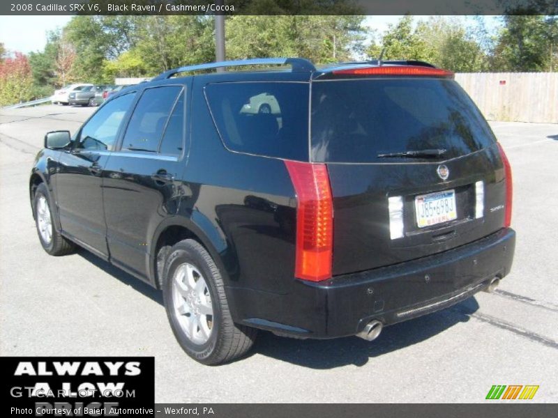 Black Raven / Cashmere/Cocoa 2008 Cadillac SRX V6