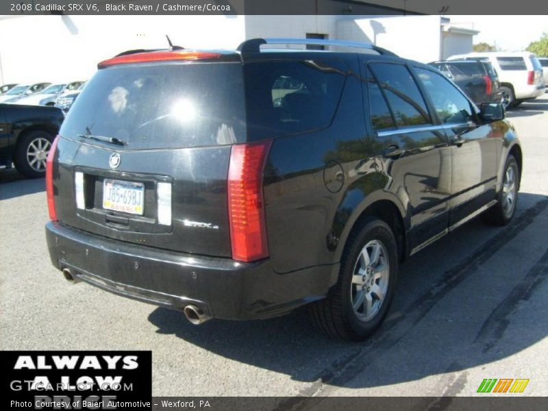 Black Raven / Cashmere/Cocoa 2008 Cadillac SRX V6