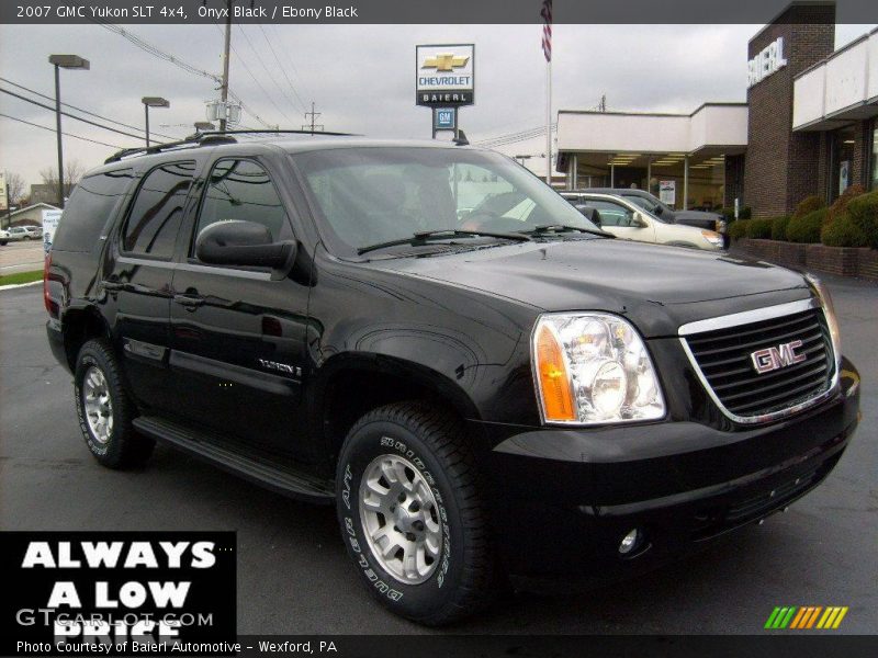 Onyx Black / Ebony Black 2007 GMC Yukon SLT 4x4