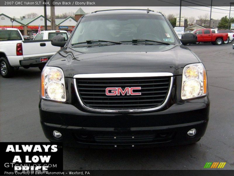 Onyx Black / Ebony Black 2007 GMC Yukon SLT 4x4