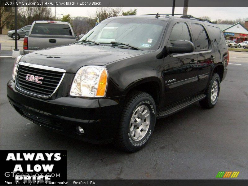 Onyx Black / Ebony Black 2007 GMC Yukon SLT 4x4