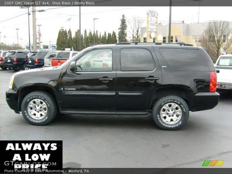 Onyx Black / Ebony Black 2007 GMC Yukon SLT 4x4