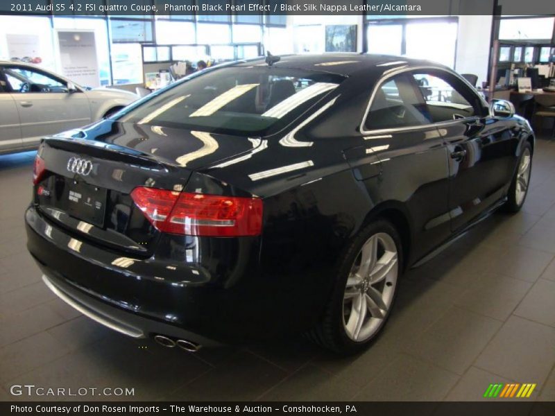 Phantom Black Pearl Effect / Black Silk Nappa Leather/Alcantara 2011 Audi S5 4.2 FSI quattro Coupe