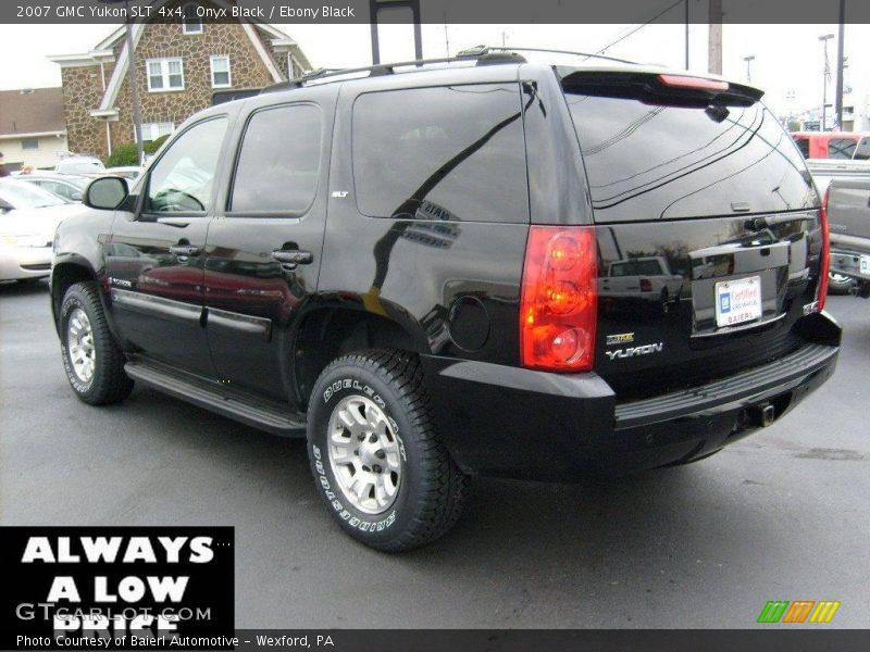 Onyx Black / Ebony Black 2007 GMC Yukon SLT 4x4