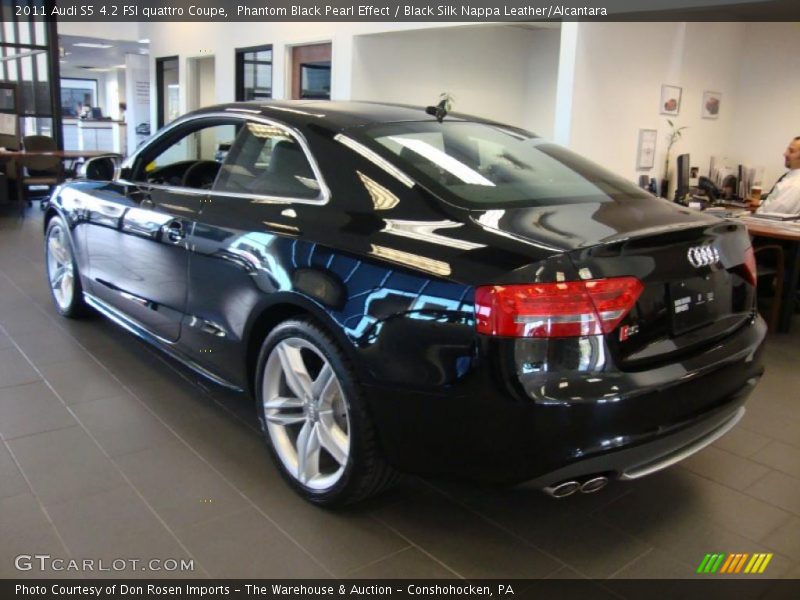 Phantom Black Pearl Effect / Black Silk Nappa Leather/Alcantara 2011 Audi S5 4.2 FSI quattro Coupe