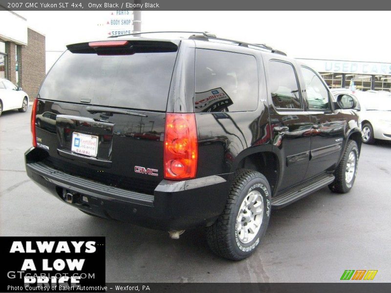 Onyx Black / Ebony Black 2007 GMC Yukon SLT 4x4