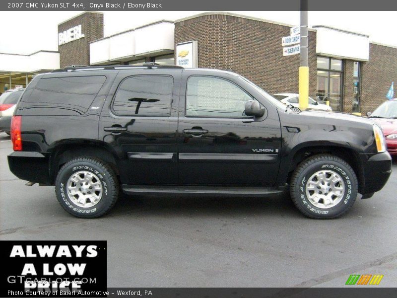 Onyx Black / Ebony Black 2007 GMC Yukon SLT 4x4