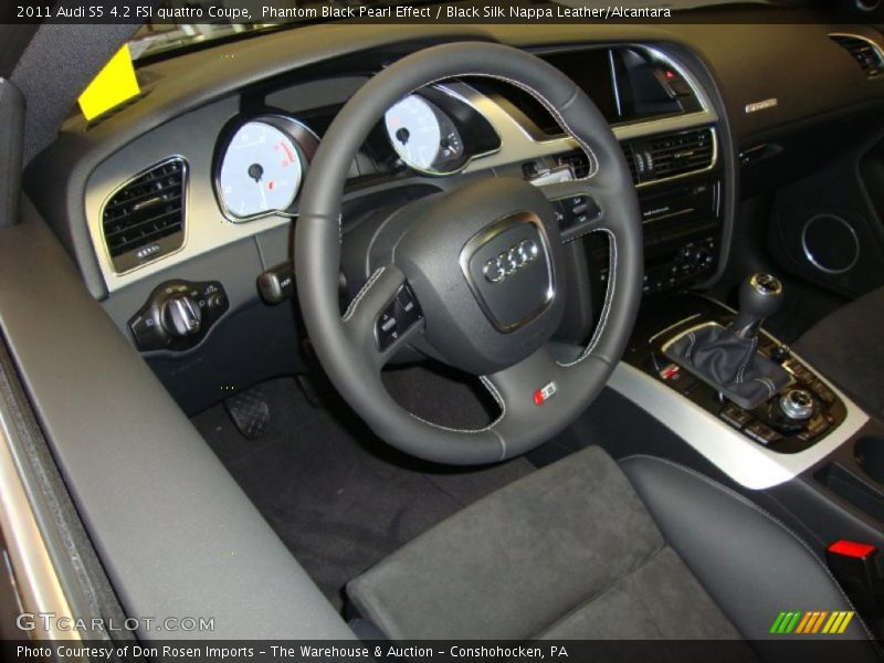  2011 S5 4.2 FSI quattro Coupe Black Silk Nappa Leather/Alcantara Interior