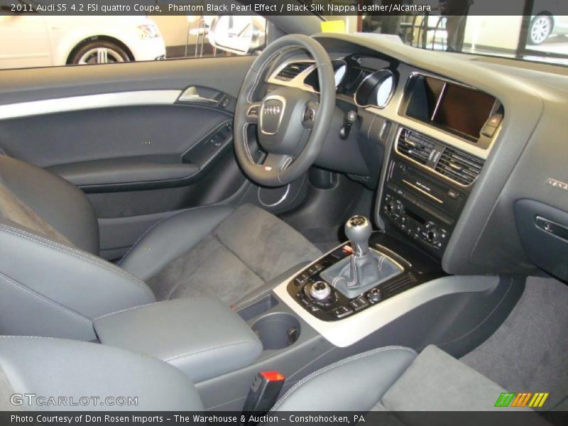  2011 S5 4.2 FSI quattro Coupe Black Silk Nappa Leather/Alcantara Interior