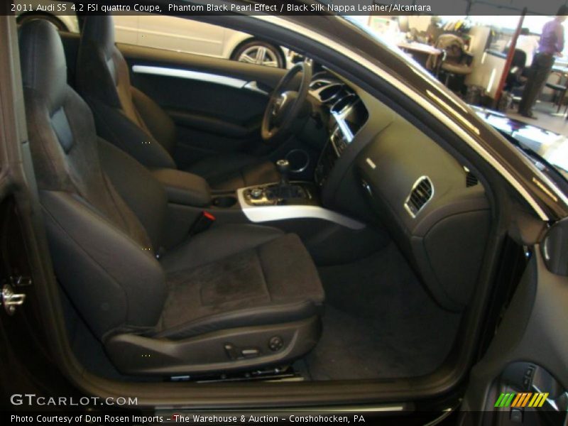 Phantom Black Pearl Effect / Black Silk Nappa Leather/Alcantara 2011 Audi S5 4.2 FSI quattro Coupe