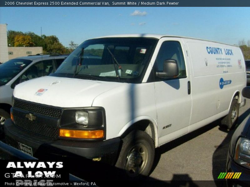 Summit White / Medium Dark Pewter 2006 Chevrolet Express 2500 Extended Commercial Van