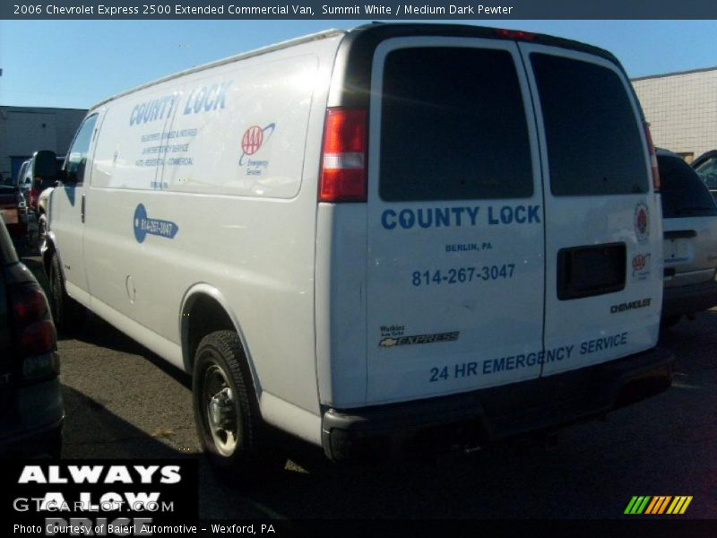 Summit White / Medium Dark Pewter 2006 Chevrolet Express 2500 Extended Commercial Van