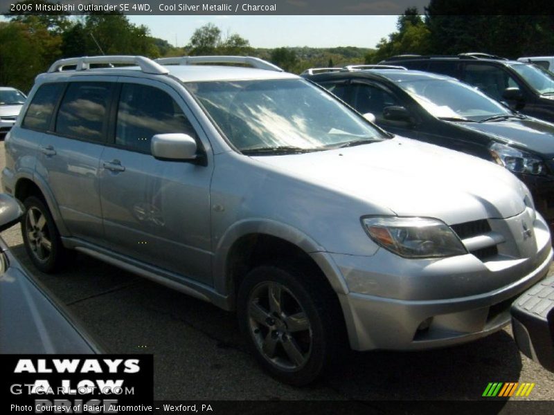 Cool Silver Metallic / Charcoal 2006 Mitsubishi Outlander SE 4WD