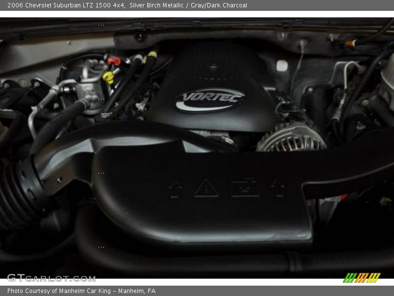 Silver Birch Metallic / Gray/Dark Charcoal 2006 Chevrolet Suburban LTZ 1500 4x4
