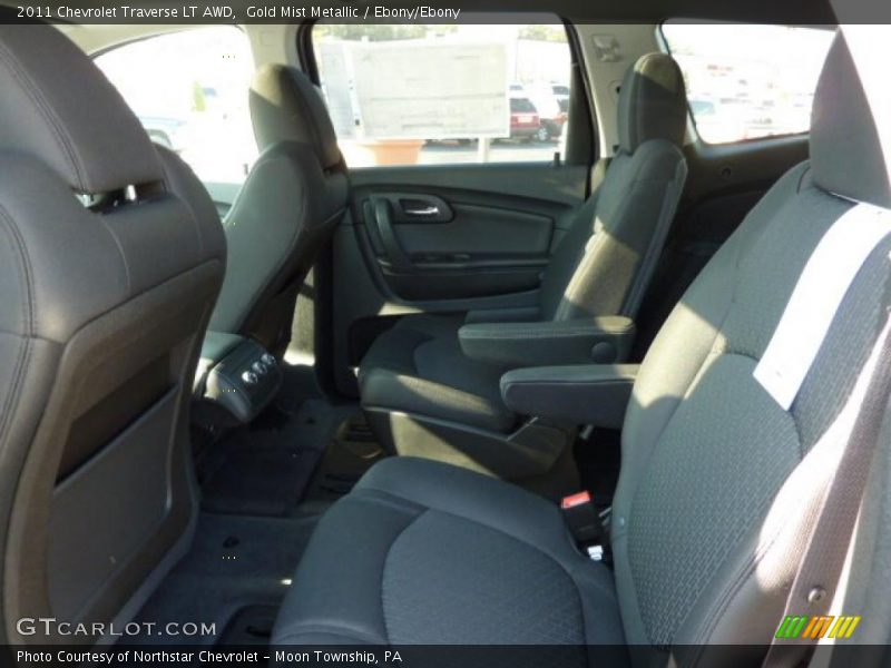 Gold Mist Metallic / Ebony/Ebony 2011 Chevrolet Traverse LT AWD