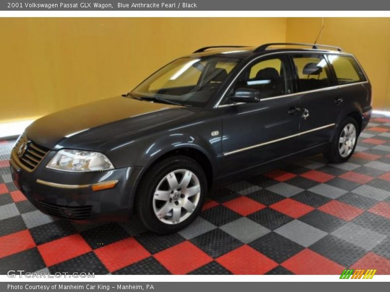 Blue Anthracite Pearl / Black 2001 Volkswagen Passat GLX Wagon