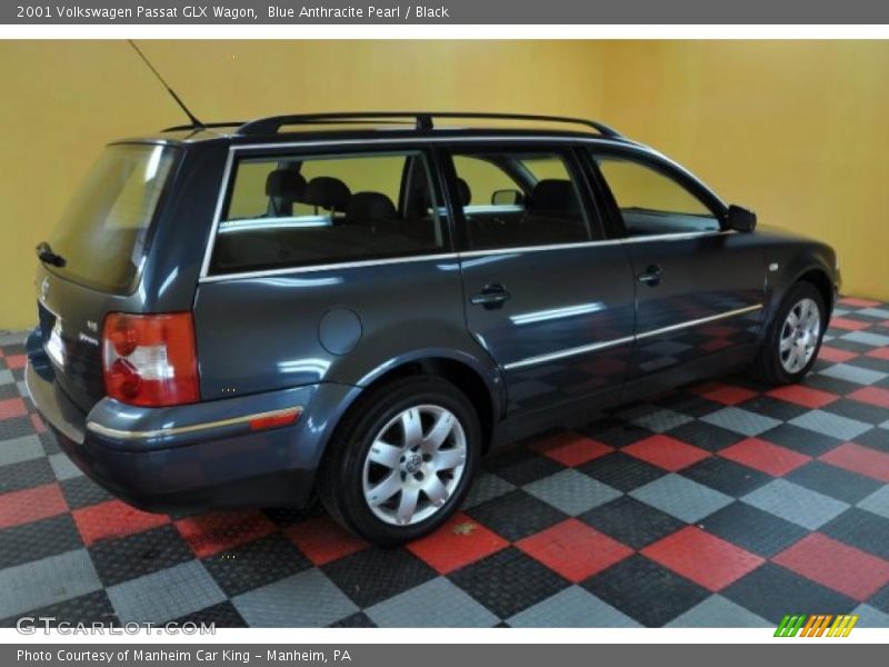 Blue Anthracite Pearl / Black 2001 Volkswagen Passat GLX Wagon