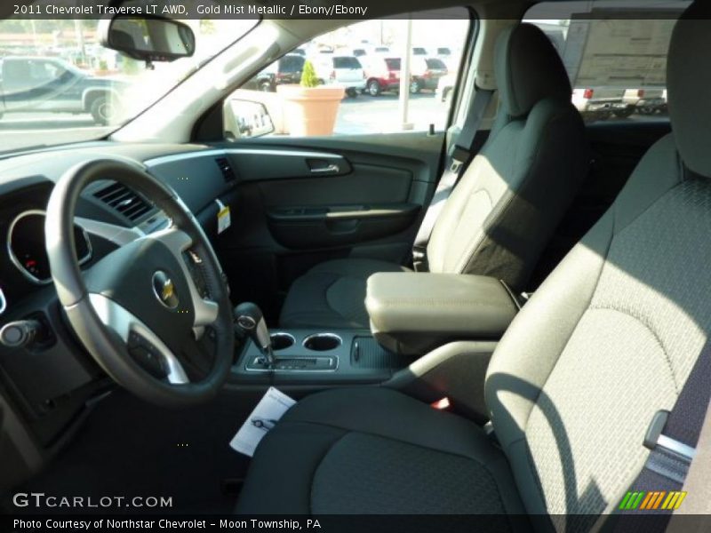 Gold Mist Metallic / Ebony/Ebony 2011 Chevrolet Traverse LT AWD