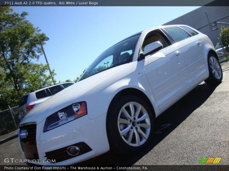 Ibis White / Luxor Beige 2011 Audi A3 2.0 TFSI quattro