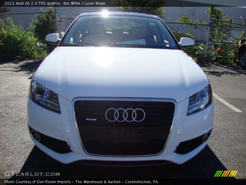 Ibis White / Luxor Beige 2011 Audi A3 2.0 TFSI quattro