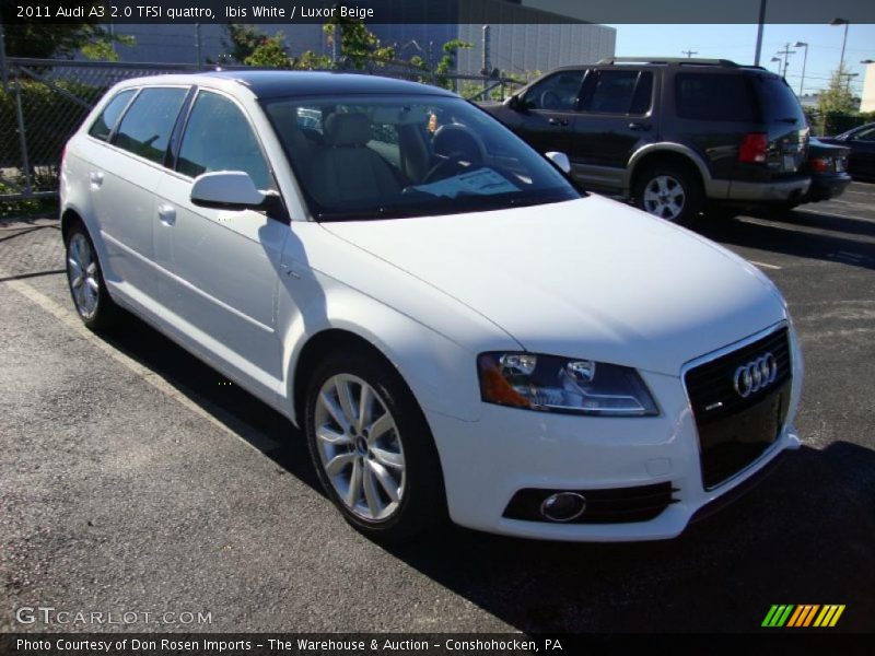 Ibis White / Luxor Beige 2011 Audi A3 2.0 TFSI quattro