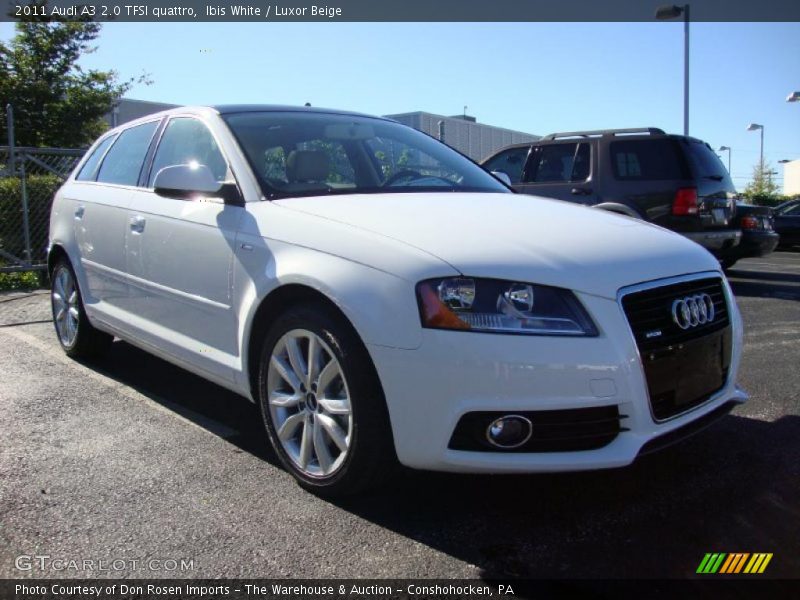 Ibis White / Luxor Beige 2011 Audi A3 2.0 TFSI quattro