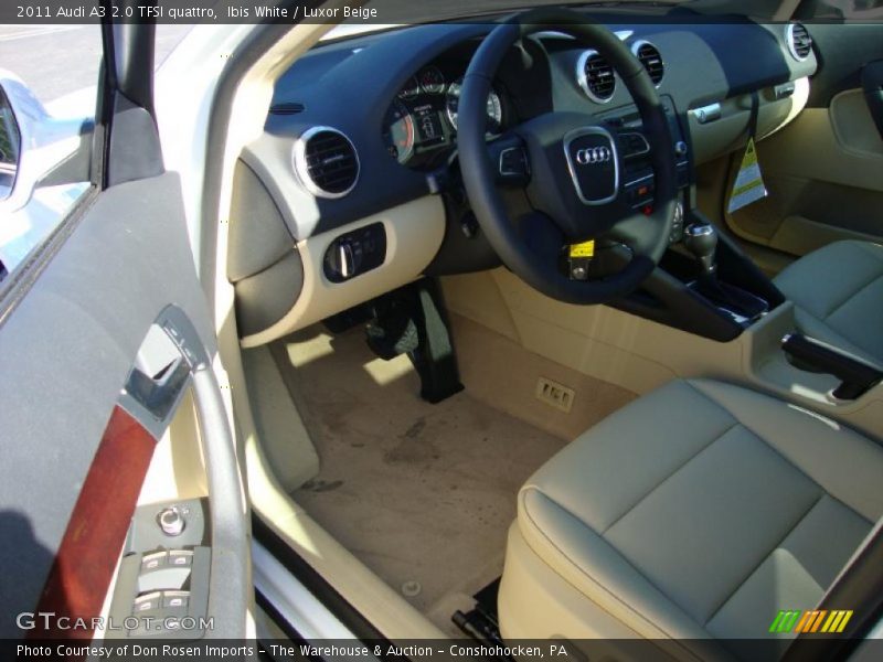 Ibis White / Luxor Beige 2011 Audi A3 2.0 TFSI quattro